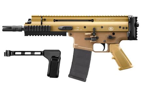 SCAR 15P 5.56X45MM 10+1 7.50` BLACK FLAT DARK EARTH PICATINNY RAIL ALUMINUM RECE