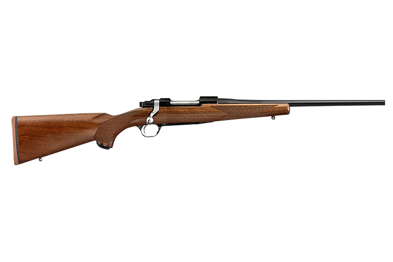 Ruger M77 Hawkeye Compact 7mm-08 Rem Bolt-Action Rifle with Wood Stock