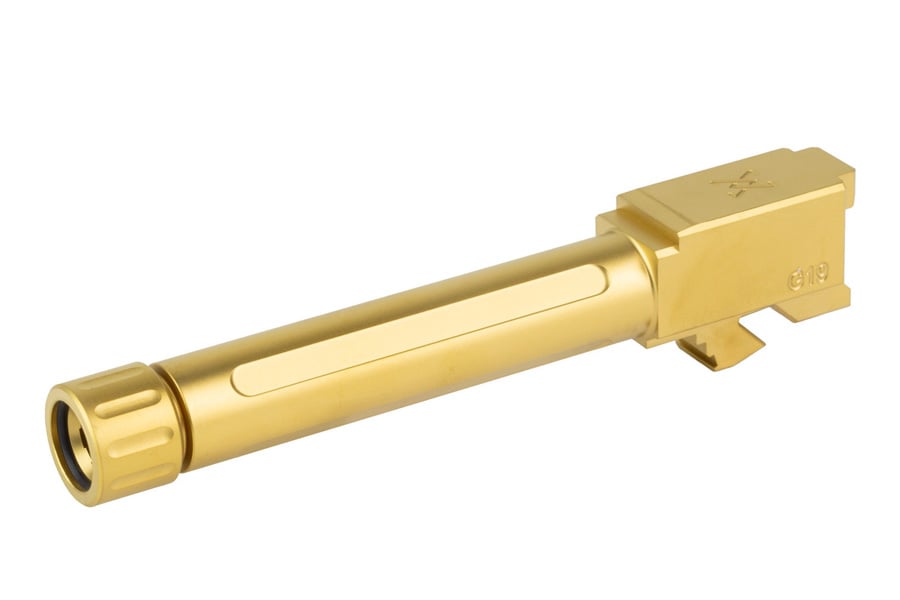 True Precision RXM Threaded Barrel – Titanium Gold