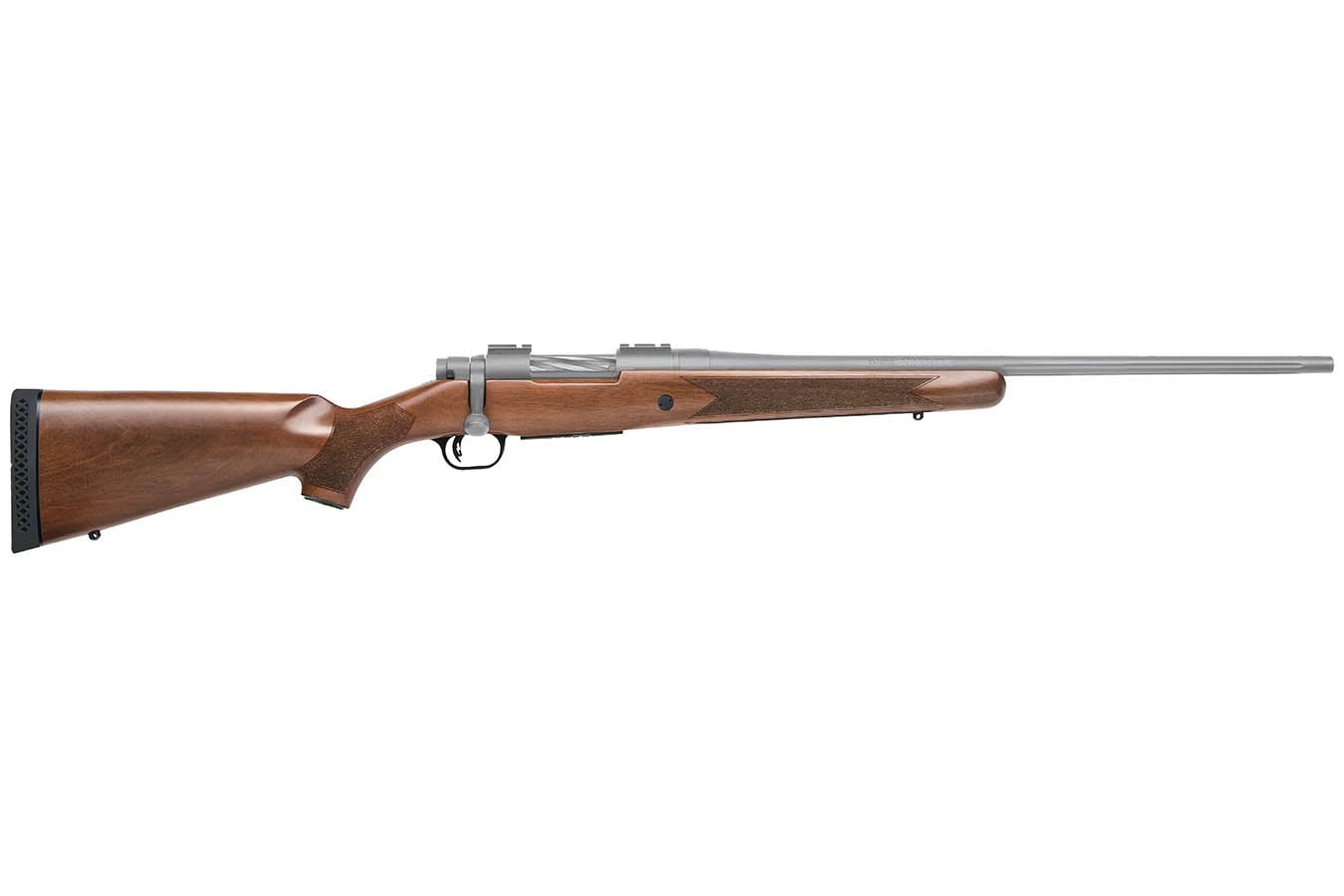 Mossberg Patriot 308 Win Bolt-Action Rifle with Walnut Stock and Fluted Barrel