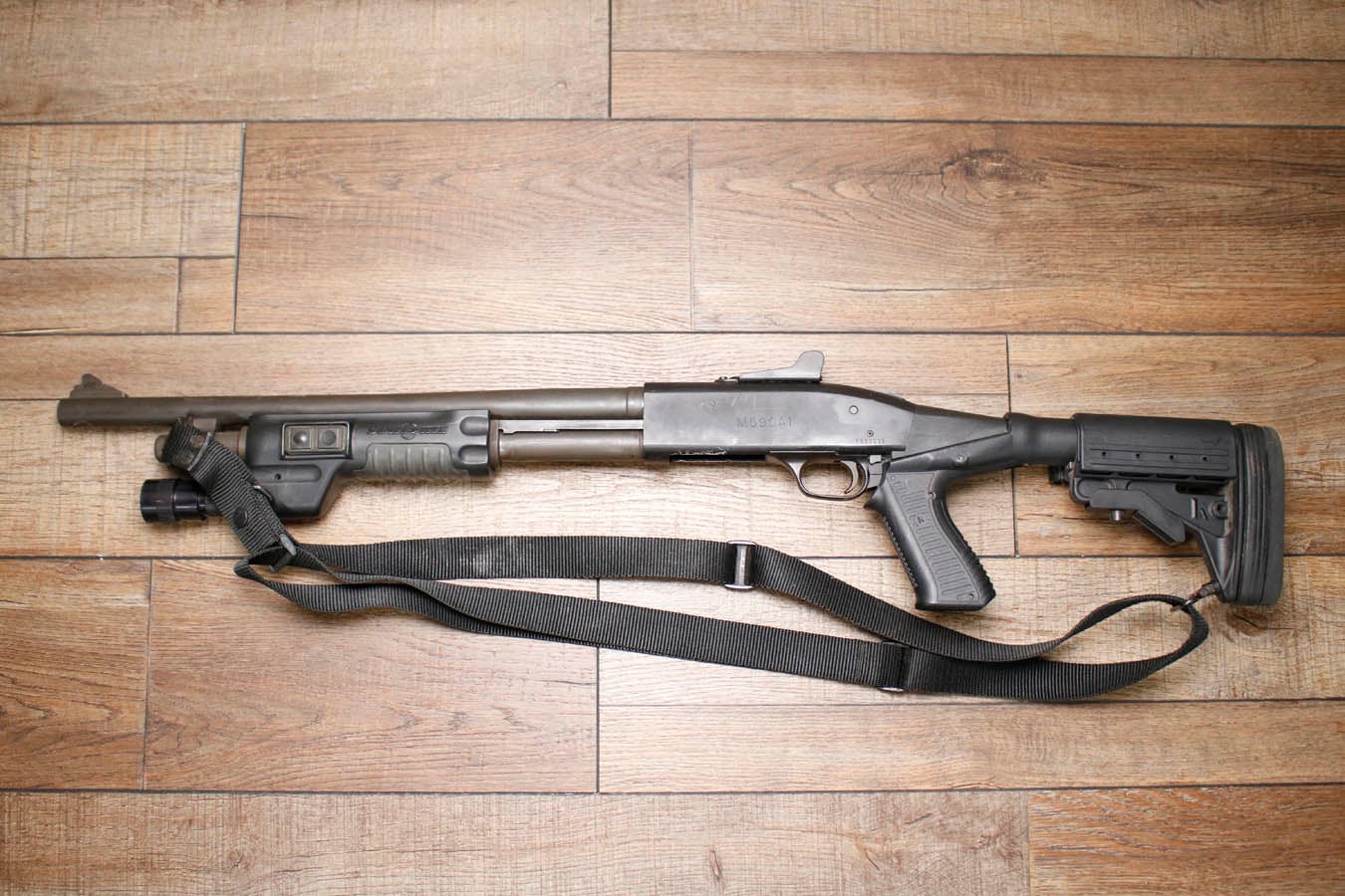 Mossberg M590A1 12GA Police Trade-In Shotgun with SureFire Forend