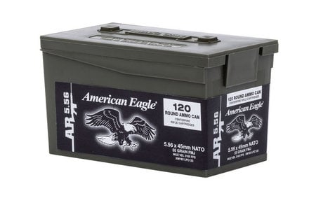 FEDERAL AMMUNITION XM193 5.56 55gr 120 Round Mini Ammo Can