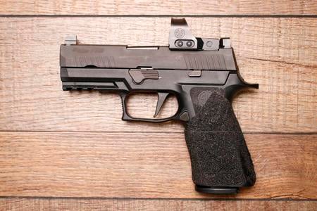 SIG SAUER P320 XCARRY ROMEO1 PRO 9MM STIPPLED POLICE TRADE-IN (GOOD) CONDITION