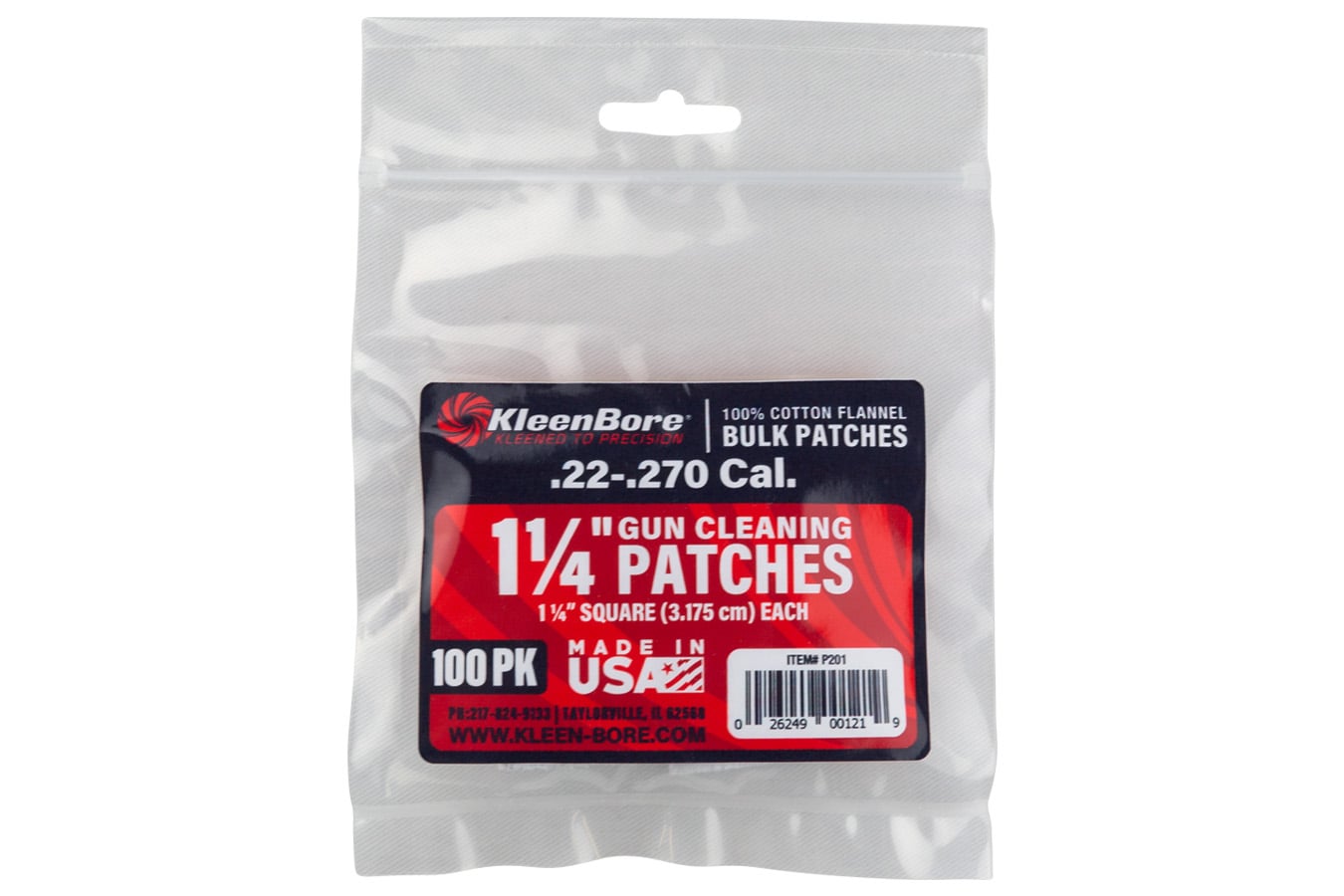 Kleen Bore Cleaning Patches - .22/.270 Caliber