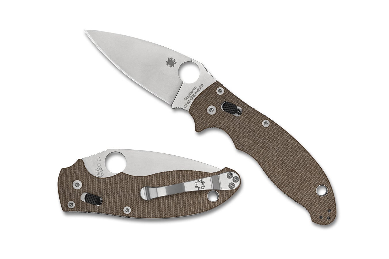 Spyderco Manix 2 Folding Knife Canvas