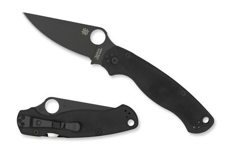 SPYDERCO PARA MILITARY 2 LW BLK/SLV