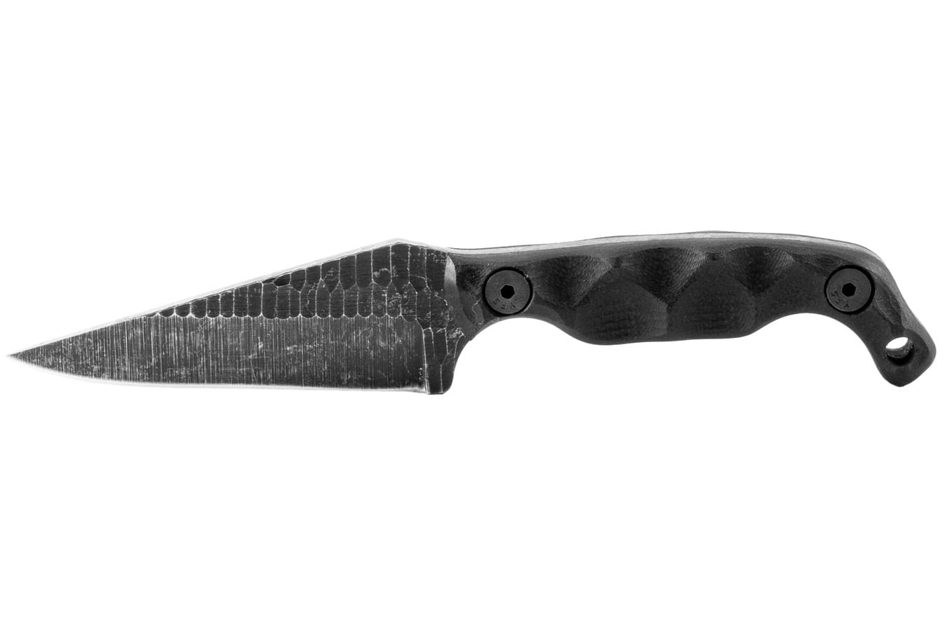 Stroup Knives Mini Fixed Blade Knife Acid Etched