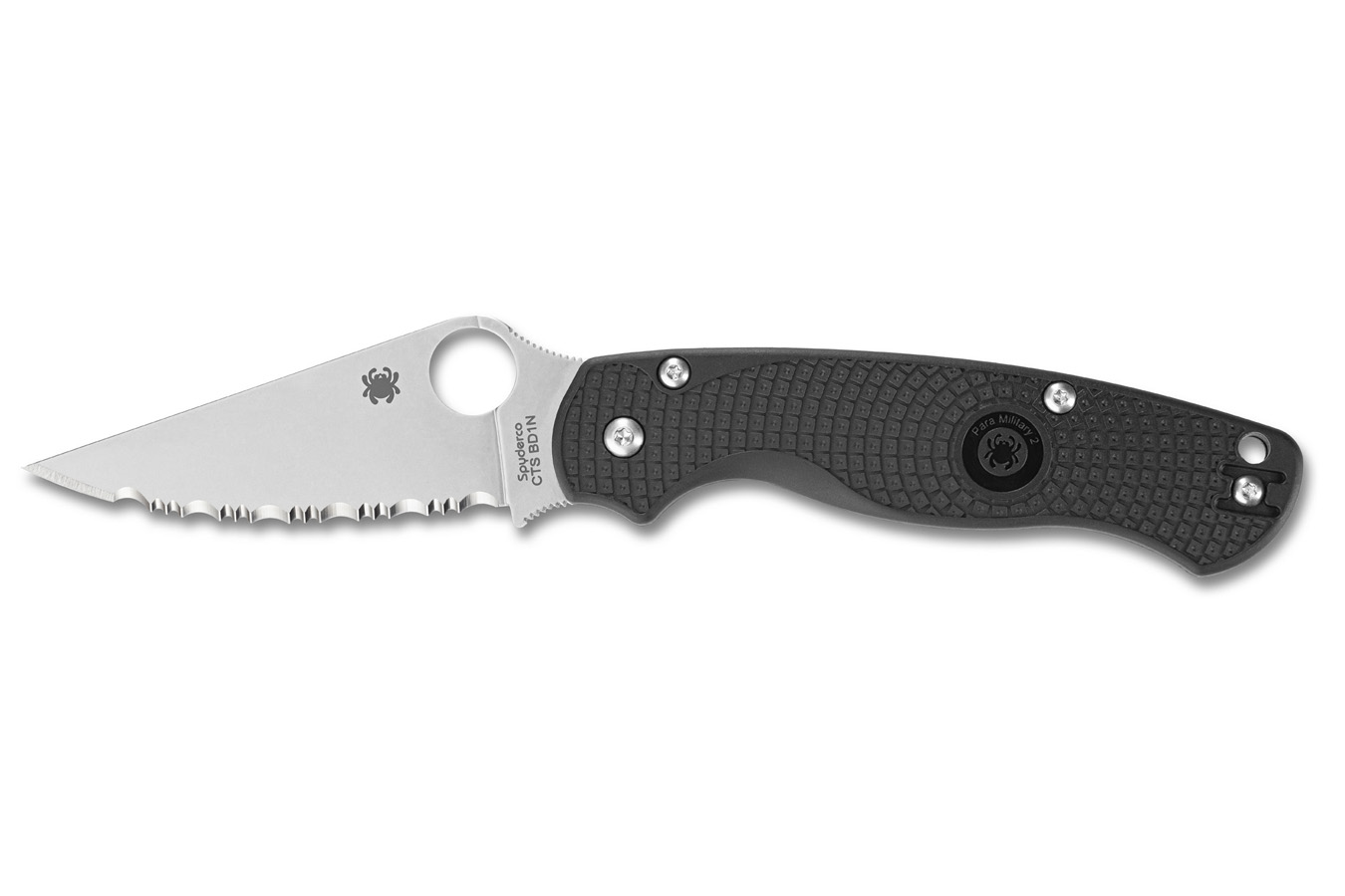 Spyderco Para Military 2 Lightweight Folding Knife Black