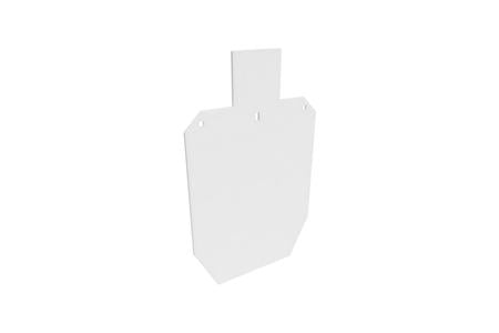 B/C FULL IPSC SILHOUETTE TARGET WHT