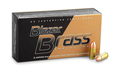 CCI 40SW 180 gr FMJ Blazer Brass 50/Box