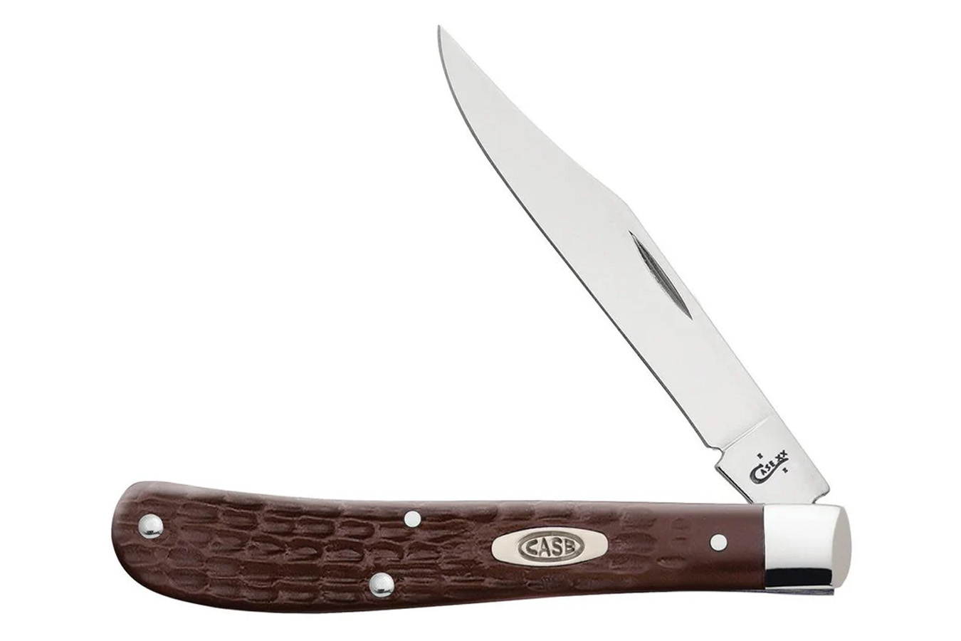Wrcase Brown Synthetic Slimline Trapper Folding Knife