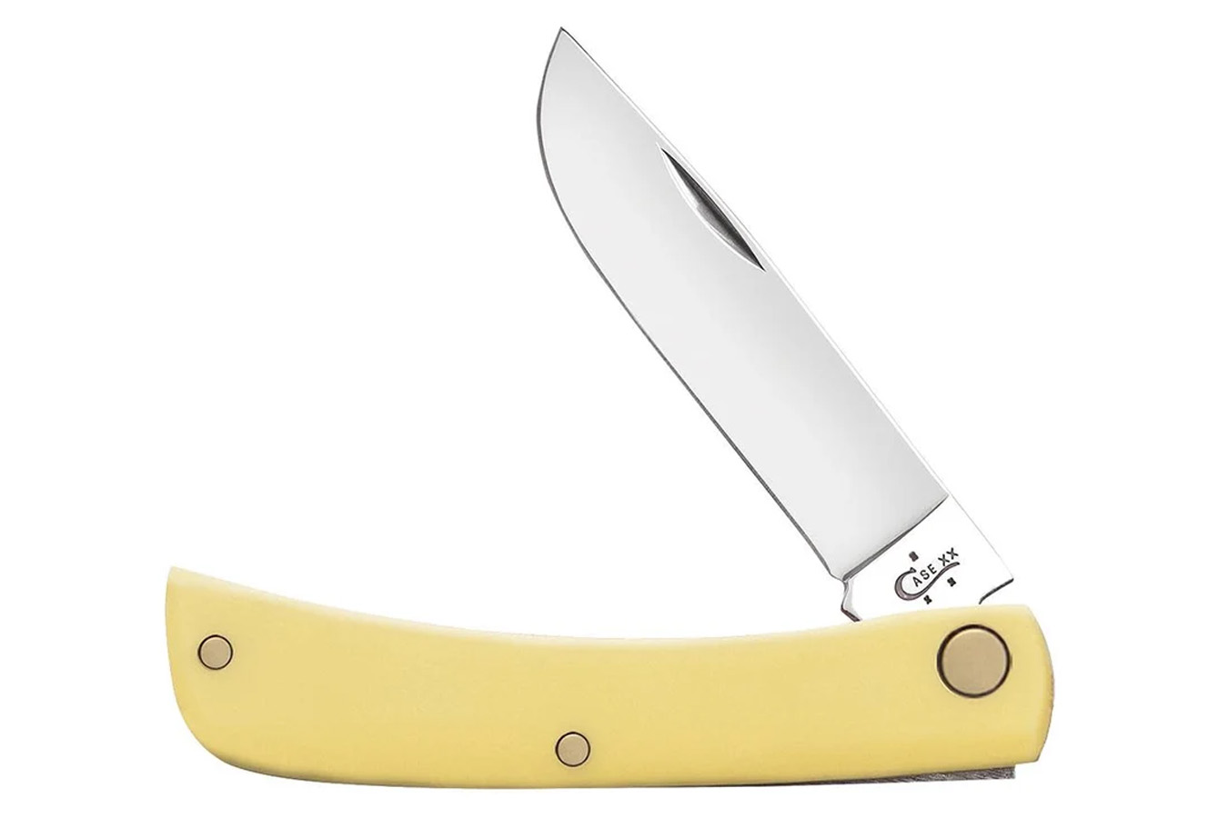 Wrcase Yellow Synthetic CS Sod Buster Jr Folding Knife