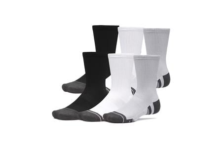 UNISEX PERFORMANCE TECH 6 PK CREW SOCKS
