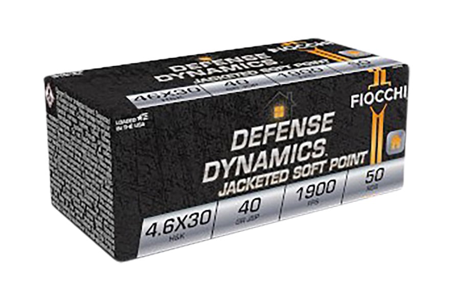 Fiocchi 4.6x30mm 40gr Defense Dynamics JSP 50/Box