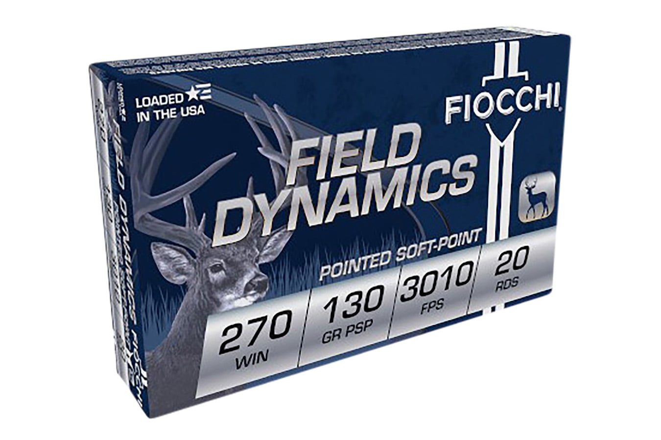 Fiocchi 270 Win 130gr Field Dynamics PSP 20/Box