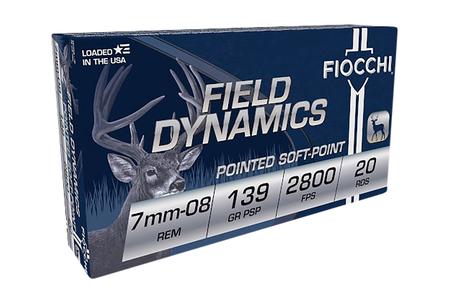 7MM-08 REMINGTON 139GR POINTED SOFT POINT 20/BOX