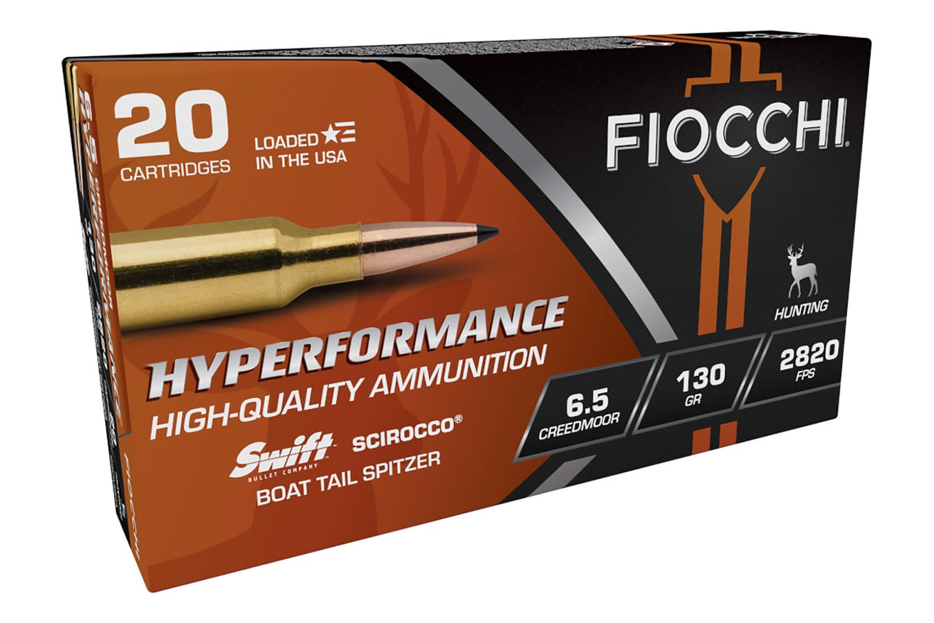 Fiocchi 6.5 Creedmoor 130gr Hyperformance BTS 20/Box