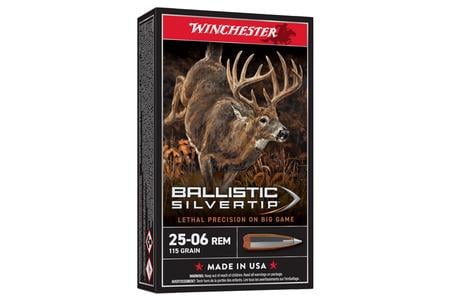 25-06 REM 115 GR BALLISTIC SILVERTIP