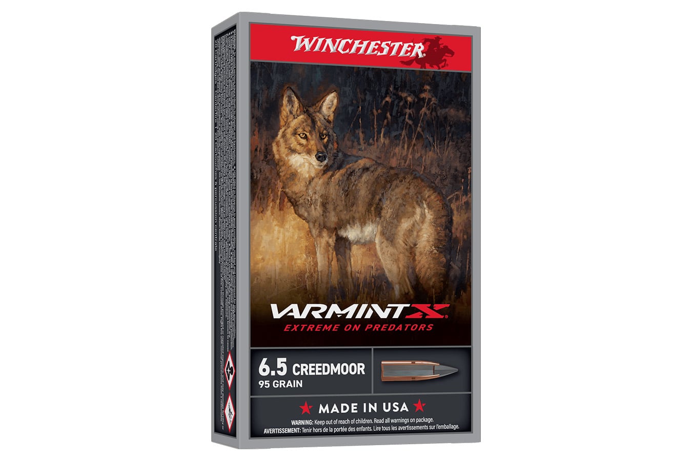 Winchester 6.5 Creedmoor 95gr Varmint X 20/Box