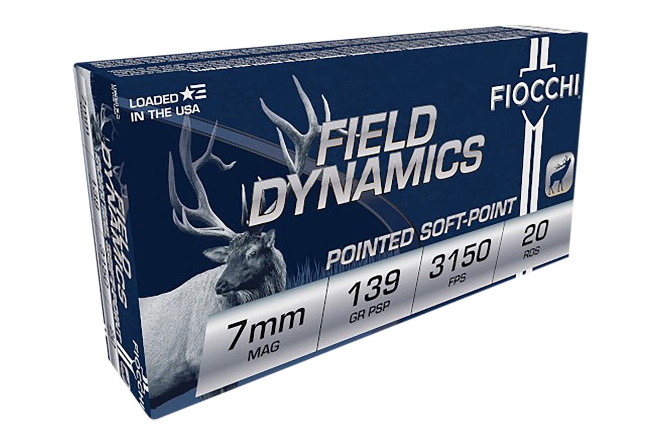 Fiocchi 7mm Rem 139gr Field Dynamics PSP 20/Box