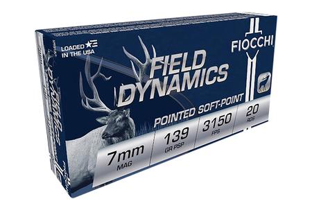 FIOCCHI AMMO 7MM MAGNUM 139GR PSP 20BX