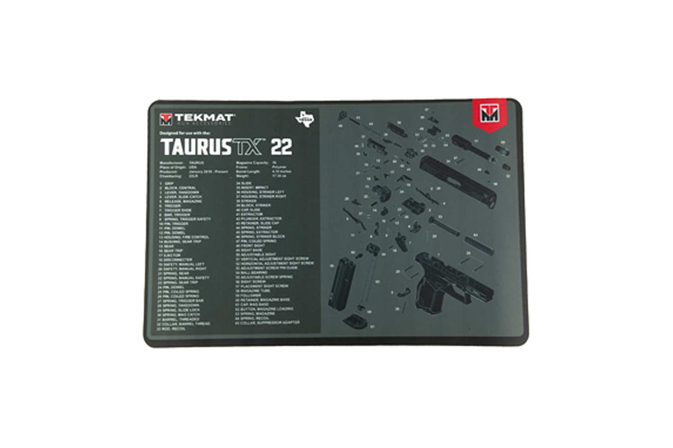 Tekmat Taurus TX22 Cleaning Mat