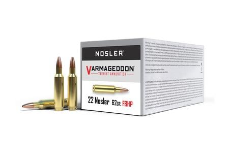 NOSLER 22 NOSLER 62 GR. VG HPFB