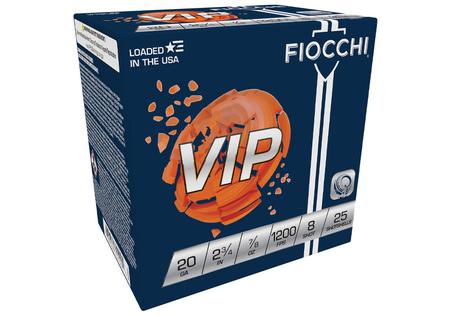 FIOCCHI AMMO 20VIP TRGT LOADS 20GA