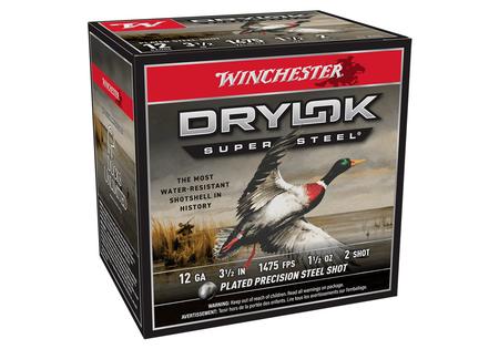 12 GA 3-1/2 IN 1-1/2 OZ HIGH VELOCITY PLATED DRYLOCK