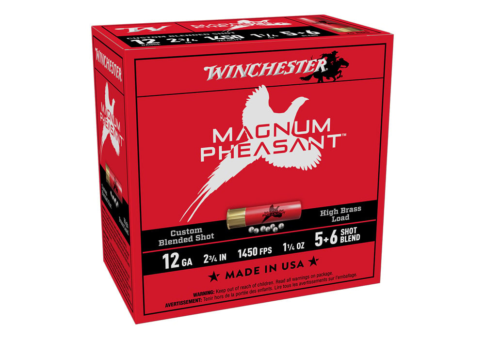 Winchester 12 Gauge 2.75 inch 1.25 oz 5/6 Shot Blend Magnum Pheasant 25/Box