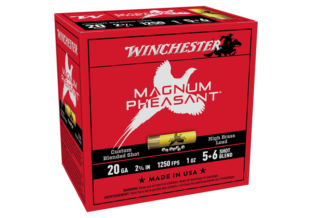 Winchester 20 Gauge 2.75 inch 1 oz 5/6 Shot Blend Magnum Pheasant 25/Box