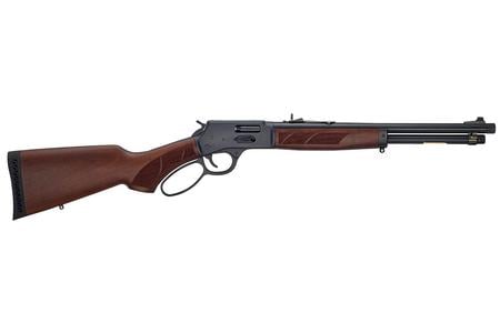 HENRY REPEATING ARMS 44 SPECIAL 44 MAG 7+1 16.50` BLUED THREADED BARREL, BLUED STEEL DRILLED  TAPPED