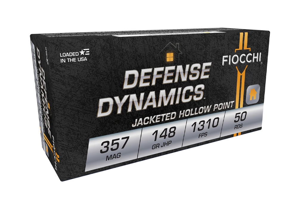 Fiocchi 357 Mag 148gr Defense Dynamics JHP 50/Box