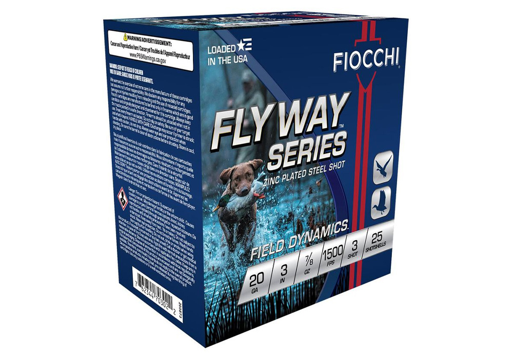 Fiocchi 20 Gauge 3 in 7/8 oz 3 Shot Flyway Series 25/Box