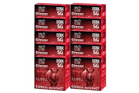 EXPRESS BUCKSHOT 12 GAUGE 2-3/4 9 PELLET #00 250 CASE