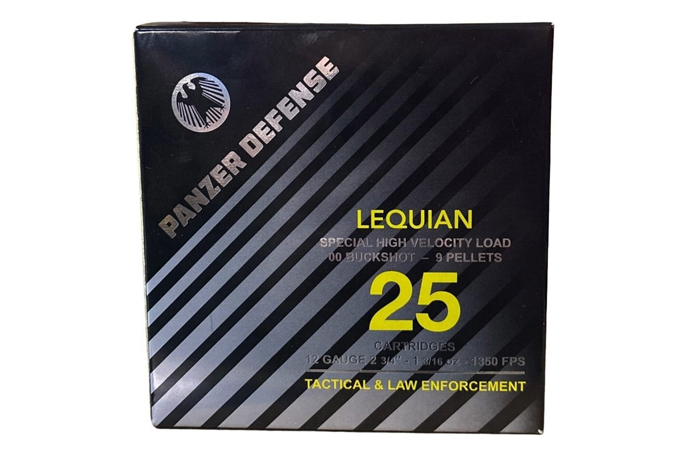 Panzer Arms 12 Gauge 2.75 Inch 1 3/16 oz 00 Buck Lequian Special 25/Box