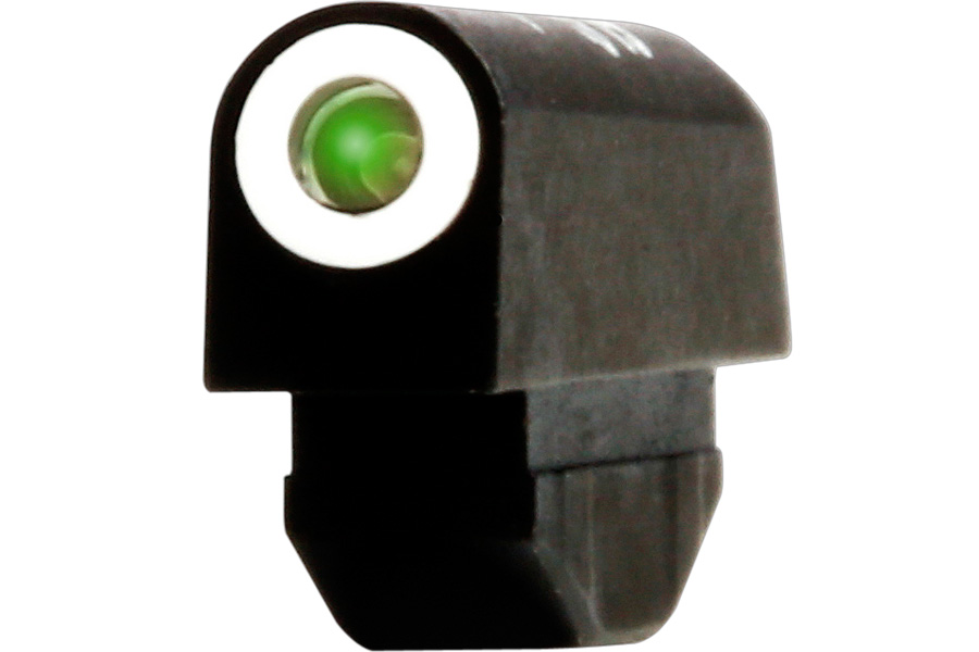Xs Sight Systems Standard Dot Tritium Front Sight for S&W J Frame and Ruger SP101 Revolvers, Black with Green Tritium/White Outline