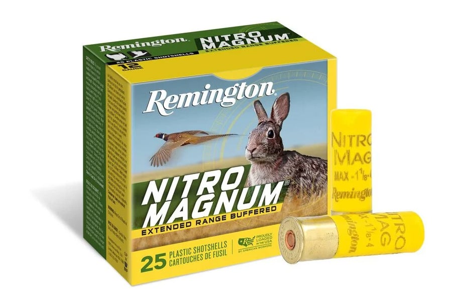 Remington 20 Gauge 3 Inch 1-1/4 oz 4 Shot Nitro Magnum 25/Box