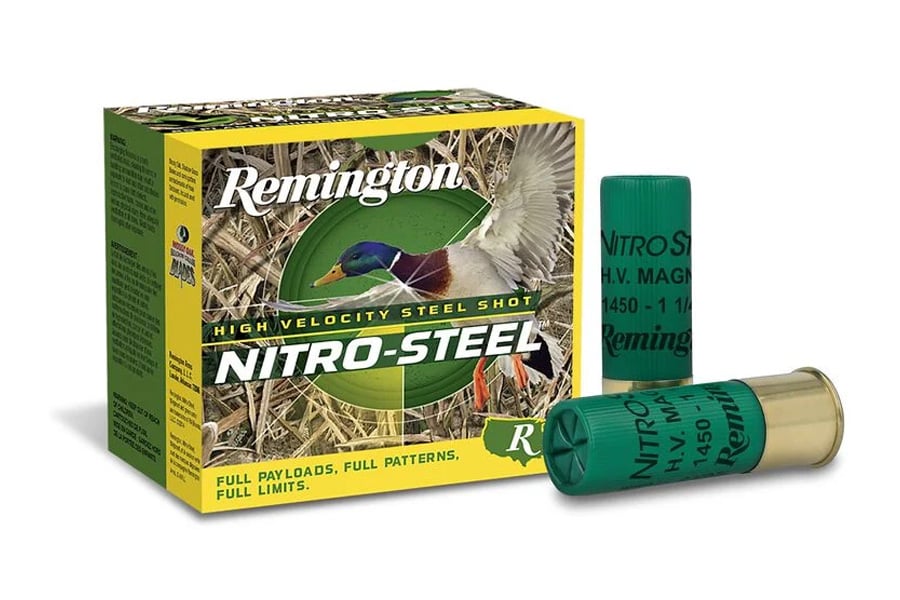 Remington 12 Gauge 3 Inch 1-1/4 oz 4 Shot Nitro-Steel 25/Box