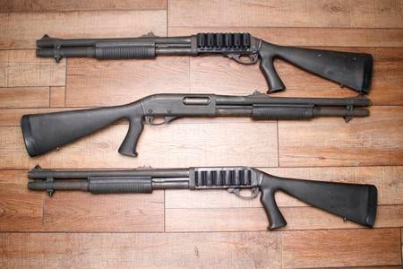 870 POLICE MAGNUM (RIBBED FOREGRIP) (EXTENDED TUBE) (PISTOL GRIP) 12GA USED
