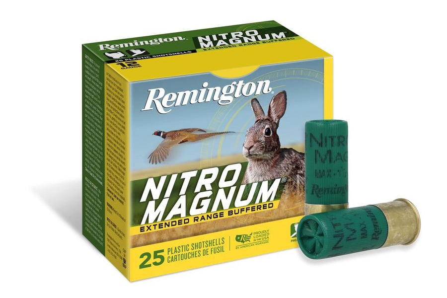 Remington 12 gauge 3 Inch 1 5/8 oz 4 Shot Nitro Magnum 25/Box