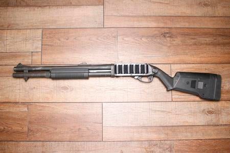 870 POLICE MAGNUM (RIBBED FOREGRIP) (EXTENDED TUBE) (MAGPUL STOCK) 12GA USED