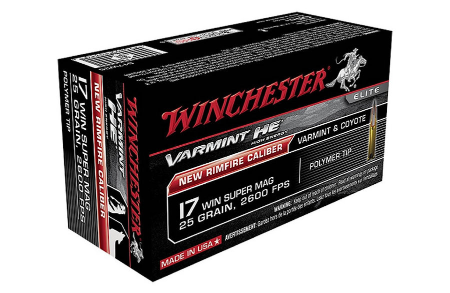 WINCHESTER AMMO 17 WSM 25 GR POLYMER TIP VARMINT HE