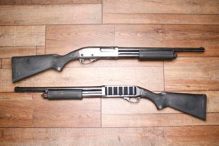 870 POLICE MAGNUM (RIBBED FOREGRIP) (SATIN FINISH) 12GA USED