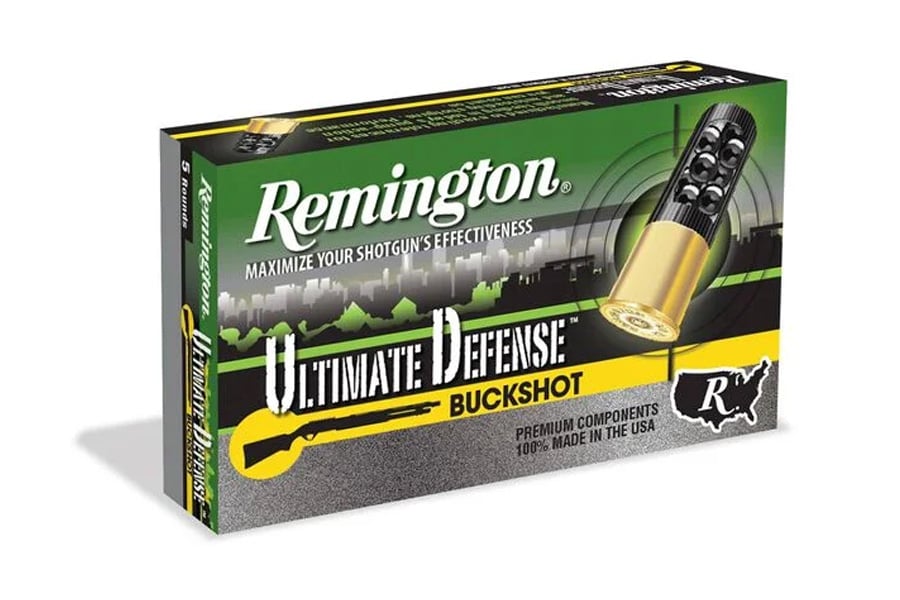 Remington 12 Gauge 3 Inch 00 Buck Ultimate Defense 5/Box