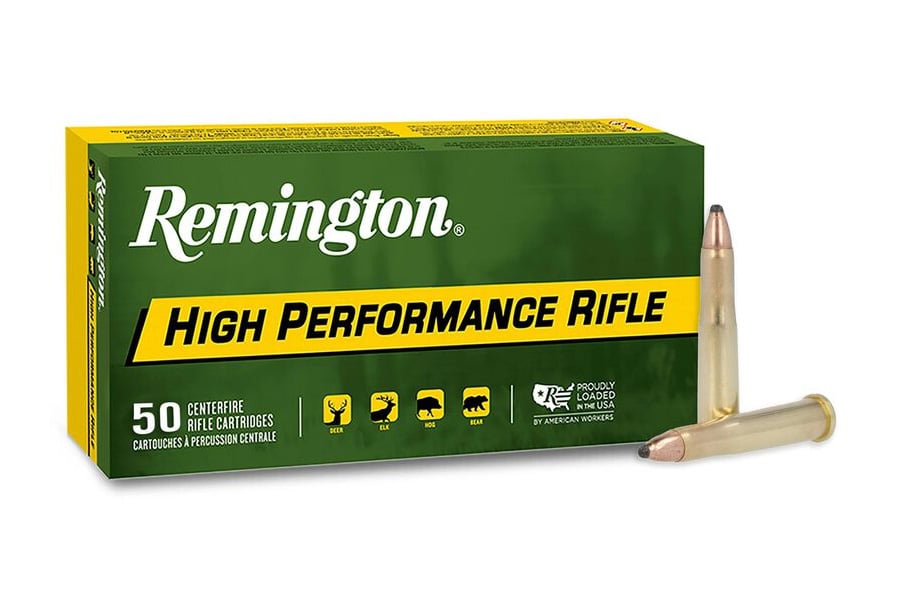 Remington 22 Hornet 45gr Pointed Soft Point High Performance Rifle 50/Box