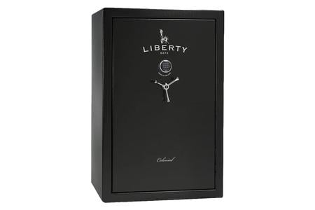 COLONIAL 35 BLACK TEXTURED FINISH SAFE WITH CHROME E-LOCK