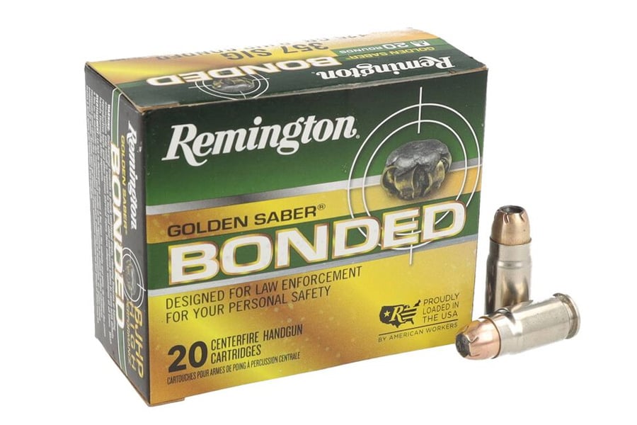 Remington  357 Sig 125gr Golden Saber Bonded JHP 20/Box