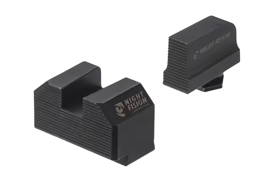 Night Fision Optics Ready Stealth Night Sight Set for Glock 17/19/45/47 .290-.313 Black