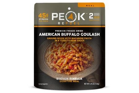 AMERICAN BUFFALO GOULASH PREMIUM FREEZE-DRIED MEAL